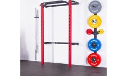 ZESTAW UCHWYTÓW ŚCIENNYCH STR28 UCHWYT NA DRĄŻEK + STR29 STOJAK NA OBCIĄŻNIKI HMS