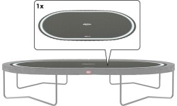 Grand Champion - mata do skoków z białym brzegiem 520