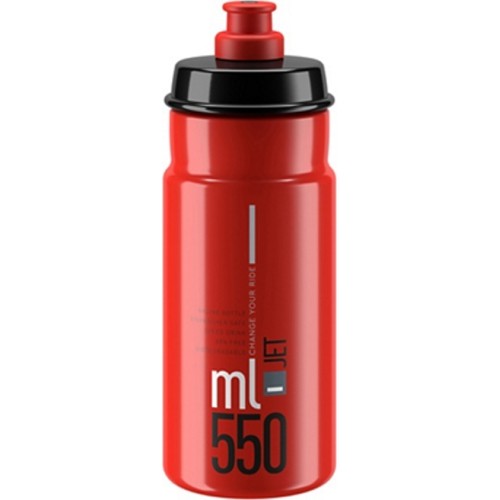 Bidon Elite Jet 550 ml (czerwony)