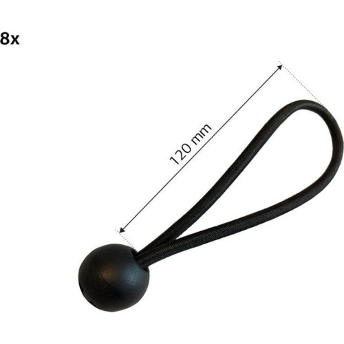 Guma z kulką do trampoliny Berg, 120 mm (8 szt.)