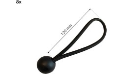 Taśma elastyczna + piłka Berg, 120mm (8x)