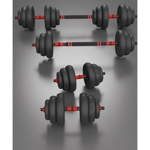 SGN120 PRO SET 6IN1 ZESTAW OBCIĄŻNIKÓW 20KG HMS