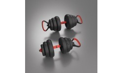 SGN120 PRO SET 6IN1 ZESTAW OBCIĄŻNIKÓW 20KG HMS