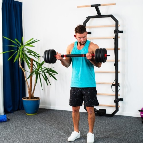 SGN120 PRO SET 6IN1 ZESTAW OBCIĄŻNIKÓW 20KG HMS