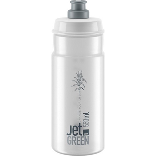 Bidon Elite Jet Green 550 ml (przezroczysty)