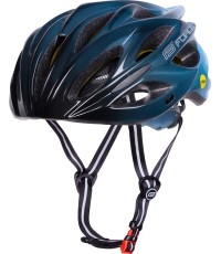 Kask FORCE BULL HUE MIPS // rozmiar S-M (55-58 cm) (niebieski/czarny)