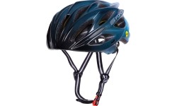Kask FORCE BULL HUE MIPS // rozmiar S-M (55-58 cm) (niebieski/czarny)