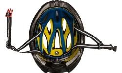 Kask FORCE BULL HUE MIPS // rozmiar S-M (55-58 cm) (niebieski/czarny)