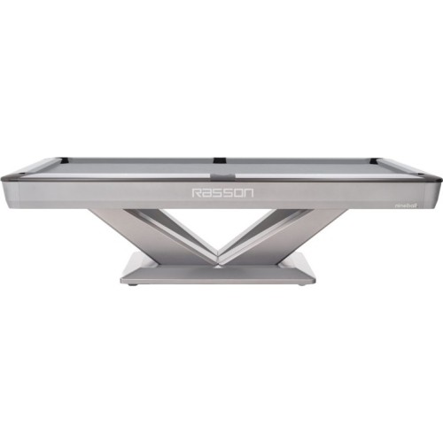 Stół bilardowy, Pool, Rasson Victory III, srebrny, kieszonkowy CLUB, 8 ft., Simonis 760 blaugrün