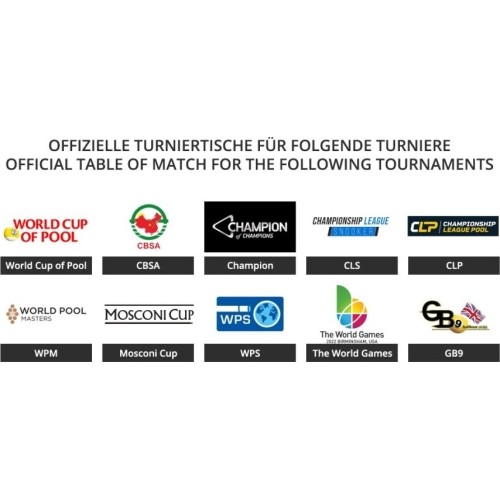 Stół bilardowy, Pool, Rasson Victory III, srebrny, kieszonkowy CLUB, 8 ft., Simonis 760 blaugrün