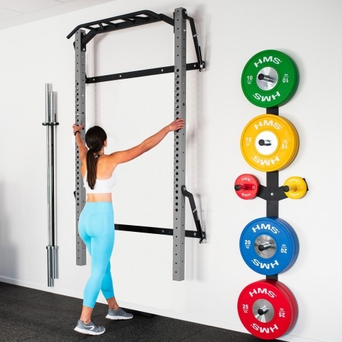 KLT23 SKŁADANY POWER RACK SREBRNY HMS