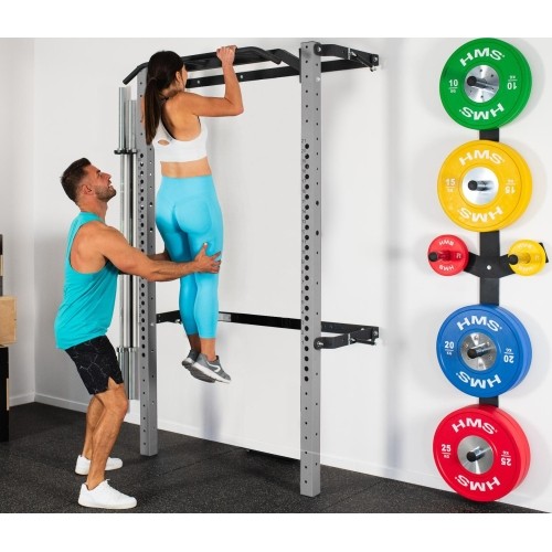 KLT23 SKŁADANY POWER RACK SREBRNY HMS