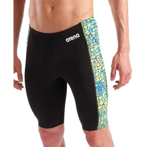 Strój kąpielowy M Snakeskin Swim Jammer Black-Green Multi 70 - 506