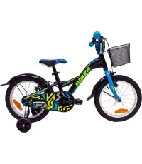 4KIDS Blaze 16" dydis 10" (25.5 cm) (aliuminis, juodos)