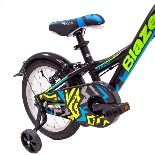 4KIDS Blaze 16" dydis 10" (25.5 cm) (aliuminis, juodos)