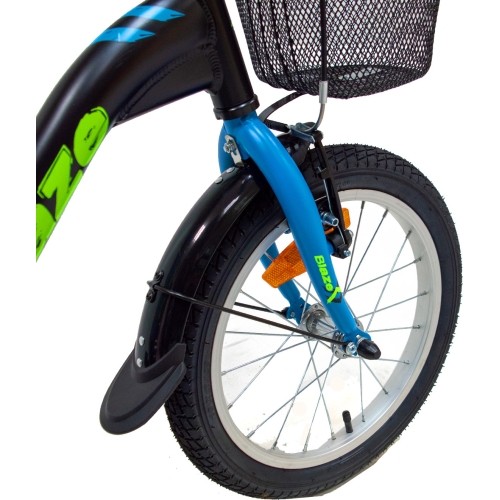 4KIDS Blaze 16" dydis 10" (25.5 cm) (aliuminis, juodos)