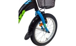 4KIDS Blaze 16" dydis 10" (25.5 cm) (aliuminis, juodos)