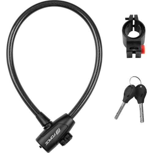 Zapięcie FORCE Strong z uchwytem, 60/12mm (czarne)