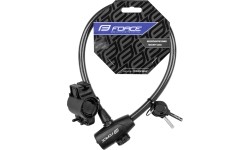 Zapięcie FORCE Strong z uchwytem, 60/12mm (czarne)