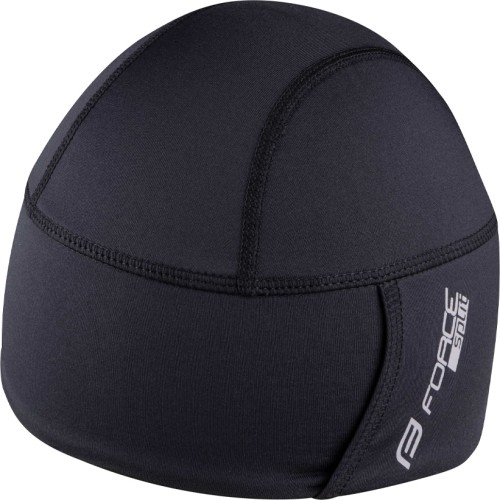 Czapka pod kask FORCE SPLIT, S-M (czarna)