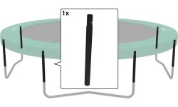 Słupek środkowy do trampoliny Berg Champion - czarny