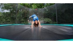 Zestaw trampolina BERG Favorit Regular 430, zielony + siatka ochronna Comfort