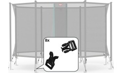 Siatka bezpieczeństwa - boczne klamry zwalniające (8x)