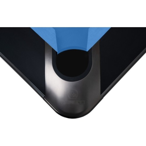 Stół bilardowy, Pool, Rasson Victory III, czarny, kieszonkowy CLUB, 9 stóp, Simonis 760 niebieskozielony