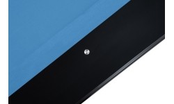 Stół bilardowy, Pool, Rasson Victory III, czarny, kieszonkowy CLUB, 9 stóp, Simonis 760 niebieskozielony