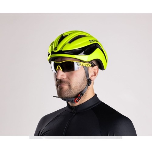 Kask FORCE Rex 54-58cm S-M (fluorescencyjny/czarny)
