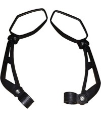 Dviračio dvipusiai veidrodėliai, reguliuojami, tvirtinami ant vairo (pora)