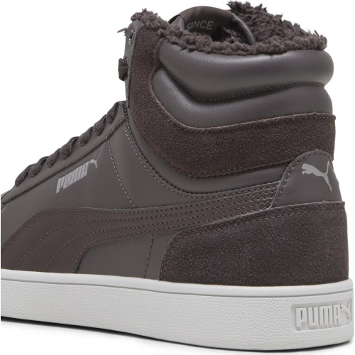 Buty męskie Puma Shuffle Mid Fur Flat Grey 387609 03