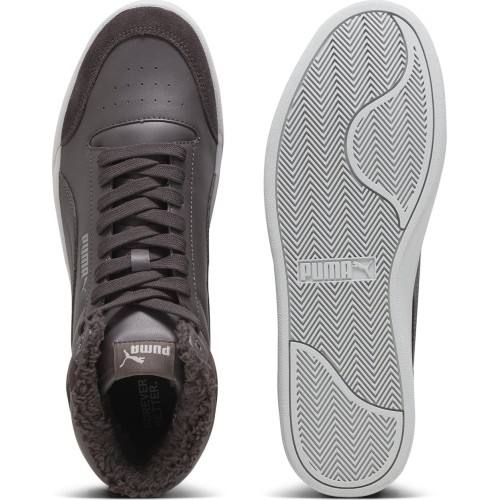 Buty męskie Puma Shuffle Mid Fur Flat Grey 387609 03