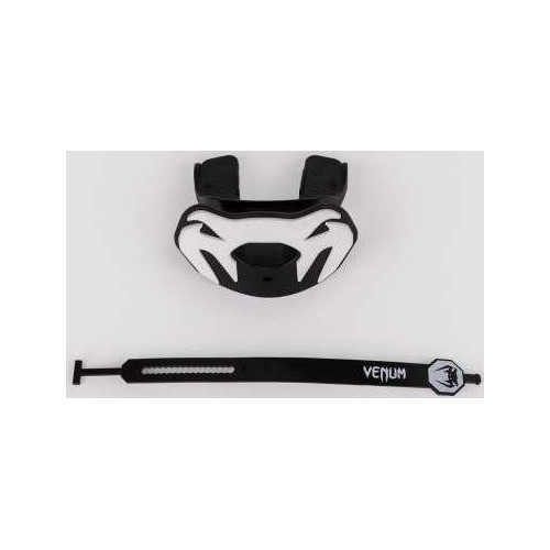 Venum Elite Lipguard Logo Edition - czarny/biały