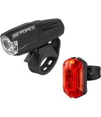 Zestaw lampek FORCE VARIO 500LM + 25LM, USB