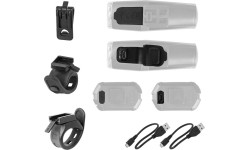 Zestaw lampek FORCE VARIO 500LM + 25LM, USB