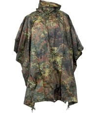 Poncho przeciwdeszczowe MFH Rip Stop - BW Camo