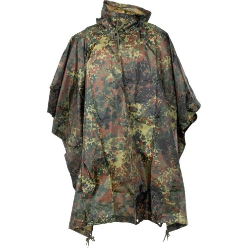 Poncho przeciwdeszczowe MFH Rip Stop - BW Camo