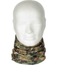 Wielofunkcyjny szalik Ocieplacz Komin Getr na szyję i twarz MFH Digital Woodland