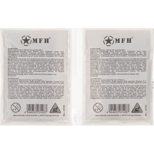 Ogrzewacz do rąk MFH, jednorazowego użytku