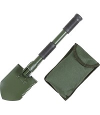 Składana mini łopatka MFH 3in1, zielona