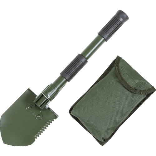 Składana mini łopatka MFH 3in1, zielona