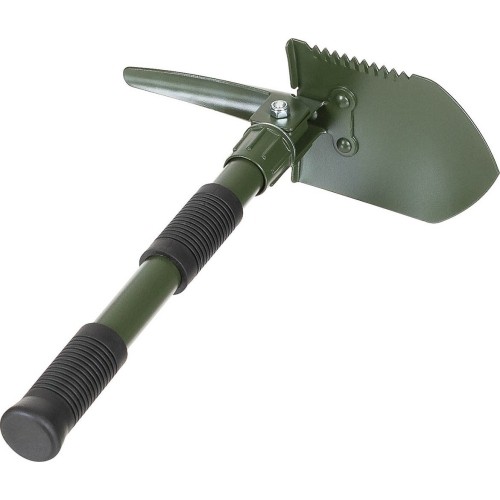 Składana mini łopatka MFH 3in1, zielona