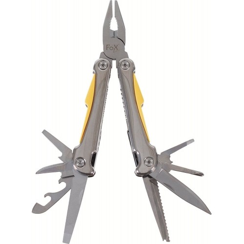 Narzędzie kieszonkowe Fox Outdoor - stal nierdzewna z elementami z tworzywa sztucznego, duże