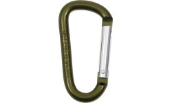 Karabinek D MFH, zielony, 8mmx8cm