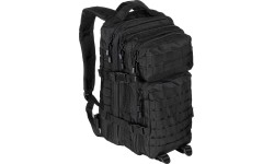 Plecak szturmowy wojskowy taktyczny turystyczny uniwersalny MFH Assault I Basic, Czarny, 30 l