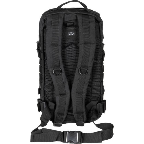 Plecak szturmowy wojskowy taktyczny turystyczny uniwersalny MFH Assault I Basic, Czarny, 30 l