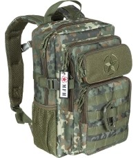 Plecak uniwersalny taktyczny wojskowy dla dziecka MFH Assault Youngster BW Camo