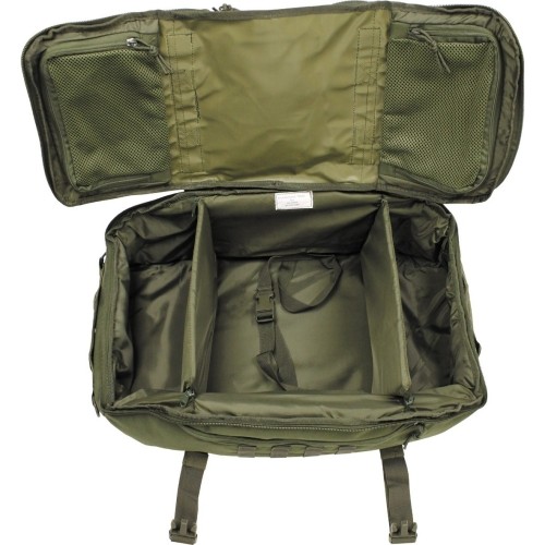 Plecak podróżny MFH Travel, zielony, 62x25x35 cm