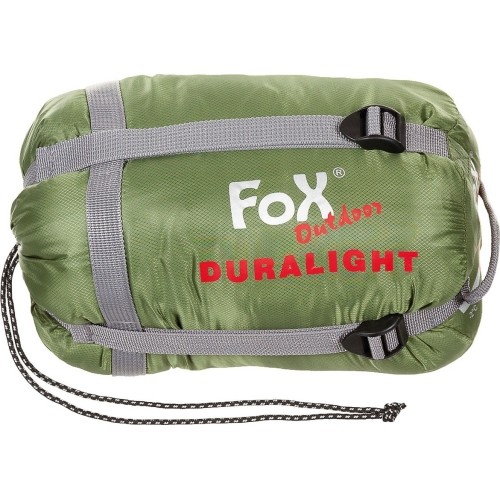 Śpiwór FoxOutdoor Duralight, zielono-czarny